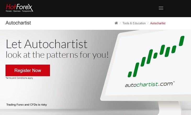 Autochartist | HotForex - Công cụ hỗ trợ giao dịch ưu việt miễn phí